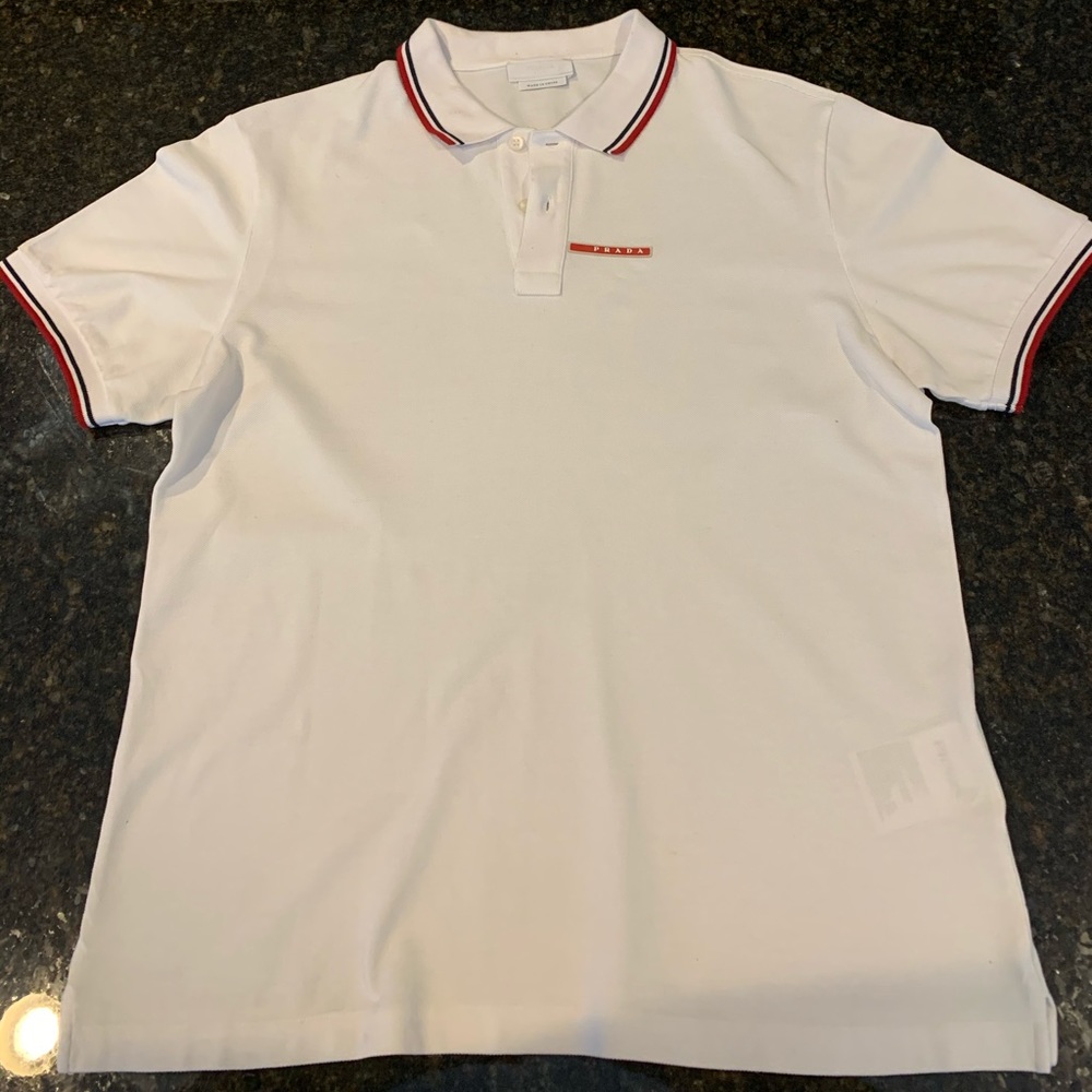 Men’s Prada Multi Color Stripe Polo